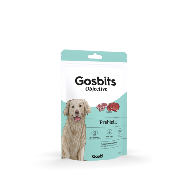 Gosbits Objective Dog Prebiotic — premis per a gossos 150 g