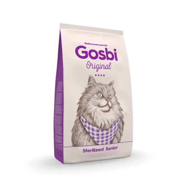 Gosbi Original Cat Sterilized Senior — pinso per a gats sèniors