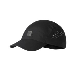 BUFF Pack Light Solid Black — gorra plegable negra