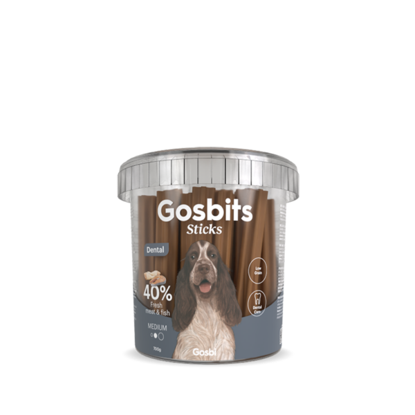 Gosbits Sticks Dog Dental Medium - premis de 700 g