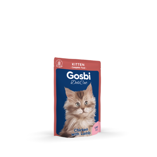 Gosbi Delicat Kitten Chicken with Lamb — aliment humit per a gatets