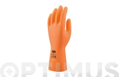 Guants de làtex Juba taronja — talla 10