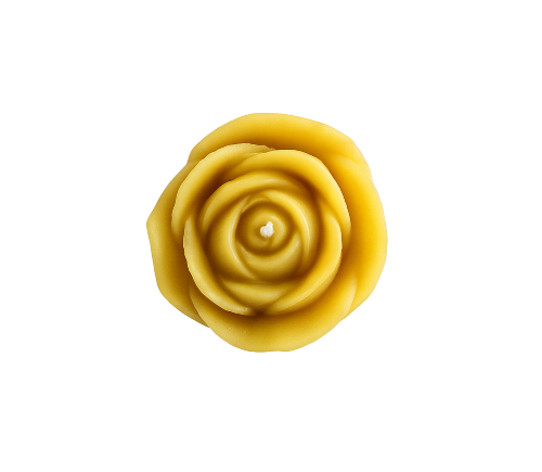 Espelma Rosa petita de cera d'abella — La Nostra Mel