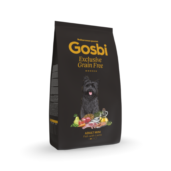 Gosbi Exclusive Grain Free Dog Mini Fish with Lamb — 500 g