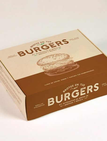 Kit d'autocultiu Burger de mostassa i ruca - Be Creative Andorra