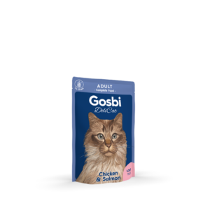 Gosbi Delicat Adult Chicken & Salmon — aliment humit per a gats