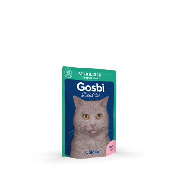 Gosbi Delicat Sterilized Chicken — aliment humit per a gats