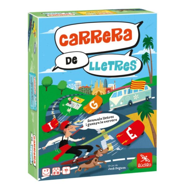 Carrera de lletres - joc de paraules en català