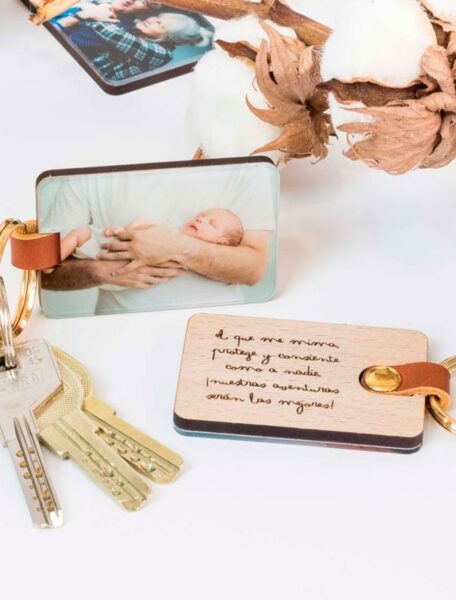 Clauer Foto personalitzat en fusta i acrílic — Be Creative Andorra