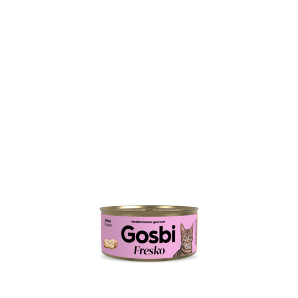 Gosbi Fresko Cat Kitten Chicken — aliment humit per a gatets