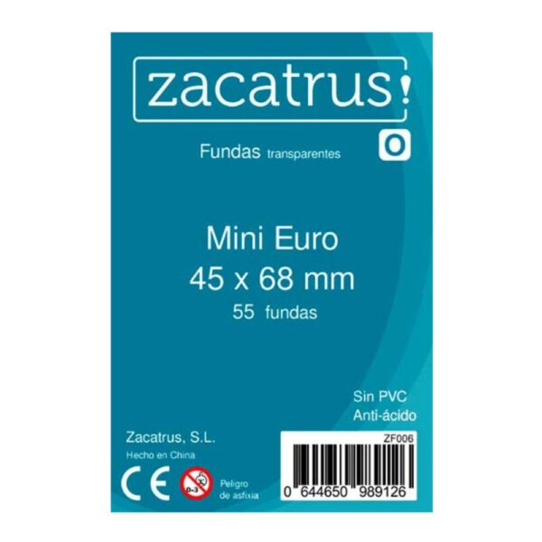 Fundes Zacatrus Mini Euro 45 × 68 mm — 55 unitats