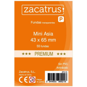 Fundes Zacatrus Mini Asia Premium 43 × 65 mm — 55 unitats