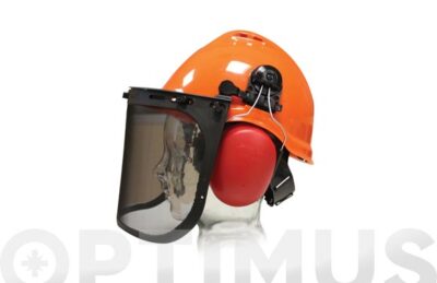Kit de protecció forestal amb casc, pantalla i protecció auditiva
