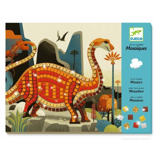 Mosaics Dinosaures de Djeco — manualitat amb adhesius