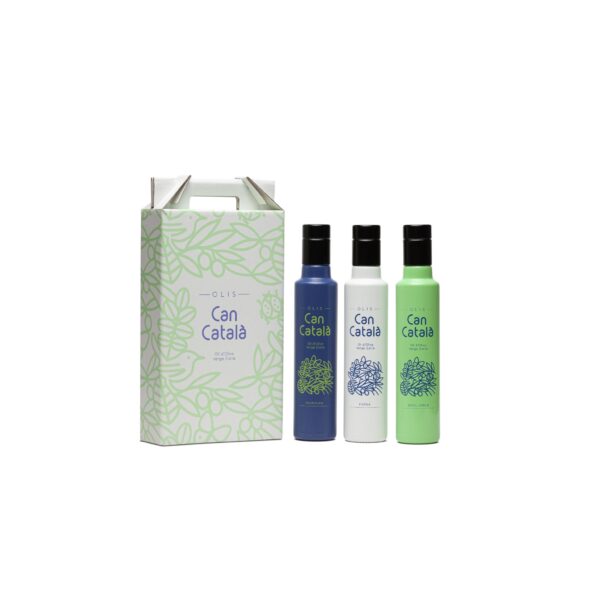 Lot de tres olis monovarietals — 3 ampolles de 250 ml