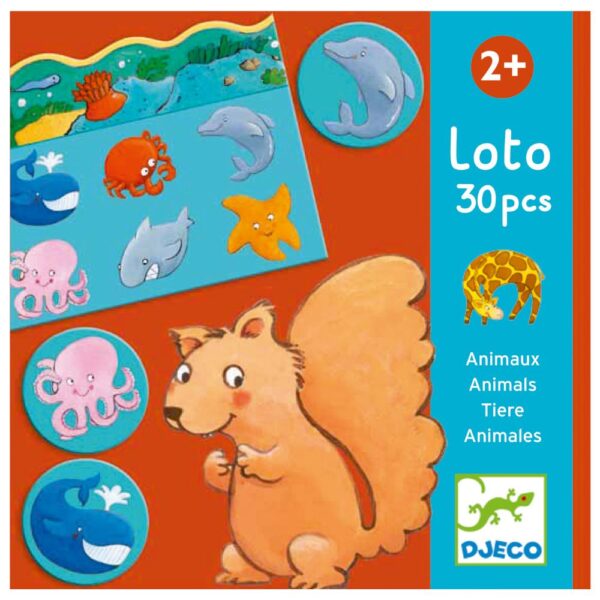 Loto Animals de Djeco — joc infantil de memòria