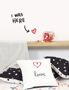 Vinil decoratiu I WAS HERE — Be Creative Andorra